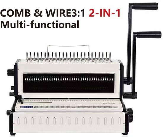 1 & Comb 2-in-1 Multifuctional Punching & Binding Machine for Book Binder Model Cw2016 - Image 2