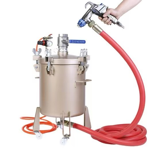 Pneumatic Paint Pressure Feed Tank Pressure Pot - Image 3