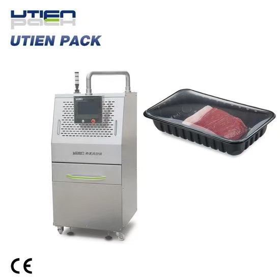Semi-Auto Tray Sealing Machine for Meat, Fast Food, Vegetable Food Tray Sealer