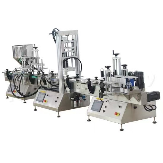 Small Bottle Jar Filling Capping Labeling Machine - Image 6