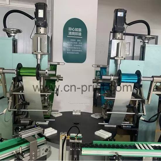 LC Automatic 8-Position Dual-Color Turntable Hot Foil Stamping Machine - Image 2